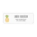 Search for with pineapples return address labels Yellow