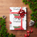 Search for christmas tree on truck wrapping paper Cute