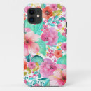 Search for bright flowers iphone cases Watercolor