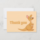 Search for kangaroo thank you cards Cartoon