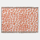 Search for white leopard print blankets Orange