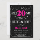 Search for black hot pink invitations Black and white