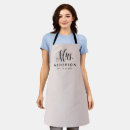 Search for newlyweds aprons Mrs