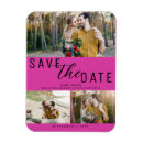 Search for hot pink save the dates Minimal