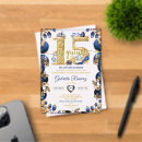 Search for royal blue quince invitations Gold
