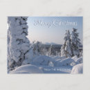 Search for snowy landscape postcards Merry christmas