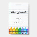 Search for preschool id badges Rainbow