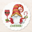 Search for christmas gnome coasters Candy cane