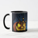 Search for glowing face mugs Pumpkin