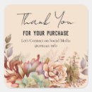 Search for cactus thank you stickers Floral