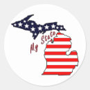 Search for state of michigan stickers Patriotic