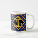 Search for navy blue gold mugs Boat