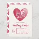 Search for valentine baby shower invitations Red