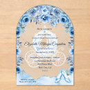 Search for cinderella blue quinceanera invitations For her