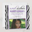 Search for zebra stripes invitations Lavender