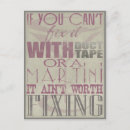 Search for fixing postcards Duct tape