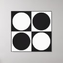 Search for circle canvas prints Black and white