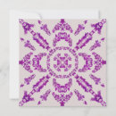 Search for purple flower pattern cards For her