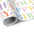 Search for confetti wrapping paper Rainbow