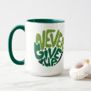 Search for going up mugs Typography