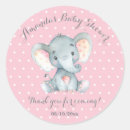Search for girl elephant baby shower stickers It's a girl