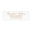 Search for lux return address labels Gold