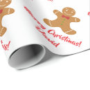 Search for boy christmas wrapping paper Gingerbread man