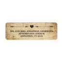 Search for heart and arrow return address labels For her