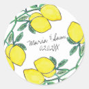 Search for lemon wedding stickers Trendy