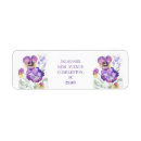 Search for pansy flower return address labels Botanical