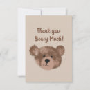 Search for beary much thank you cards Woodland