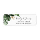 Search for palm leaf return address labels Destination