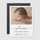 Search for welcome baby magnets Simple