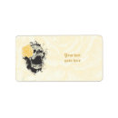 Search for abstract swirl return address labels Brown