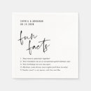 Search for couple fun facts wedding napkins Reception