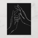 Search for help postcards Woman