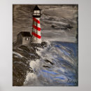 Search for night lighthouse posters Ocean