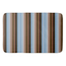 Search for blue brown bath mats Stripes