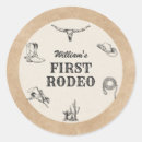 Search for vintage cowboy stickers First rodeo