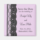 Search for black lace save the dates Elegant