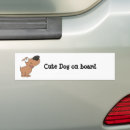 Search for cute dog bumper stickers Pet