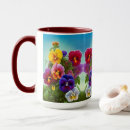 Search for colourful pansies mugs Pink