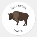 Search for bison animal stickers Wyoming