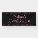 Search for surprise birthday party banners Glitter