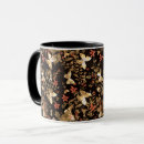 Search for gold butterfly mugs Black