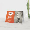 Search for funny mustache fathers day cards For him
