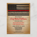Search for fire chief retirement invitations Fireman
