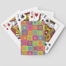 Search for square playing cards Geometric