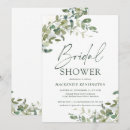 Search for ivy bridal shower invitations Greenery