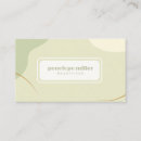 Search for calm business cards Elegant